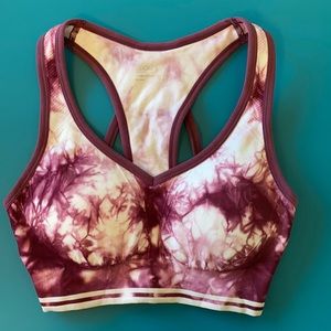 Jockey tie dye sports bra